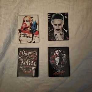 Harley Quinn and Joker Magnets.